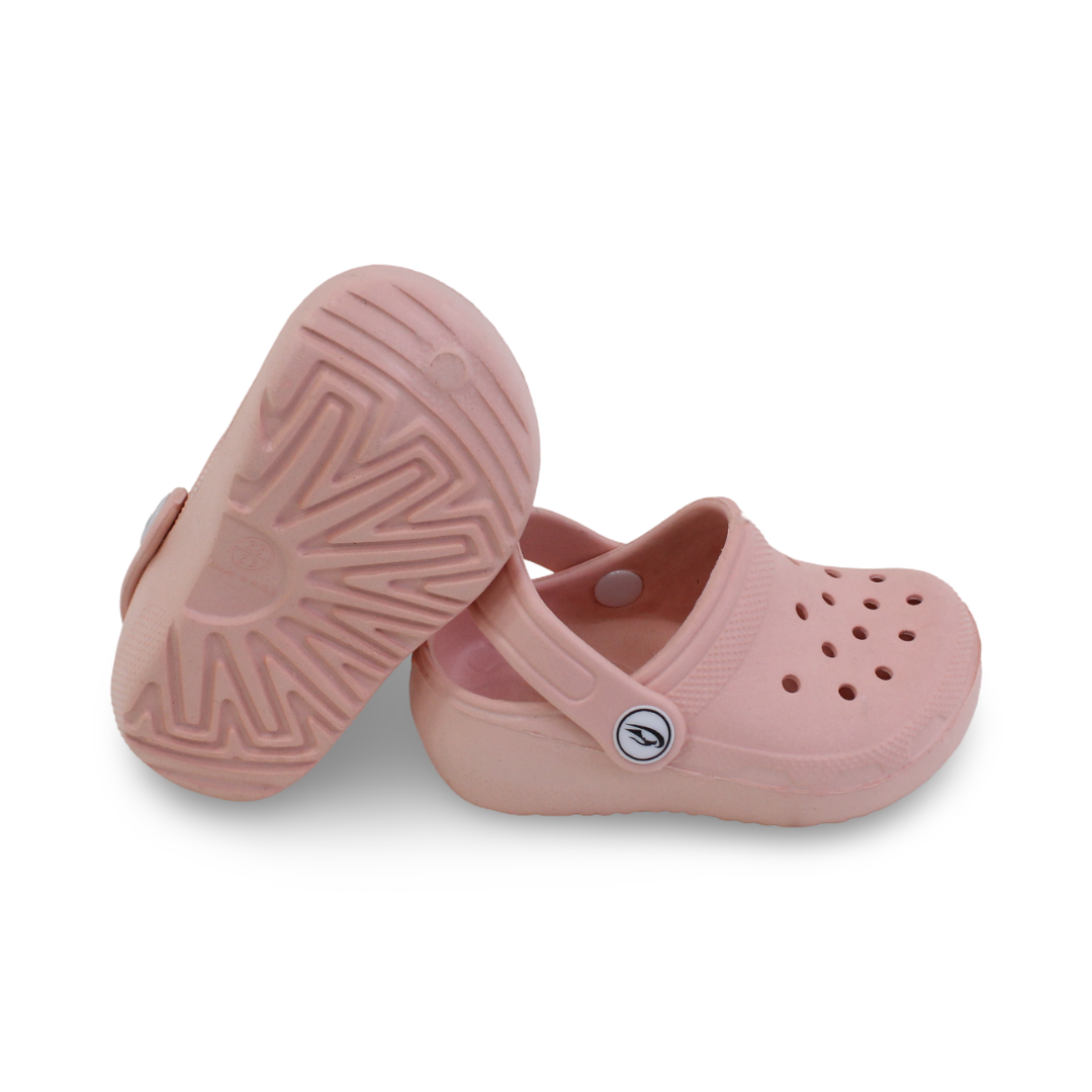 Baby Girl Rubber Crocs – Dusty Pink