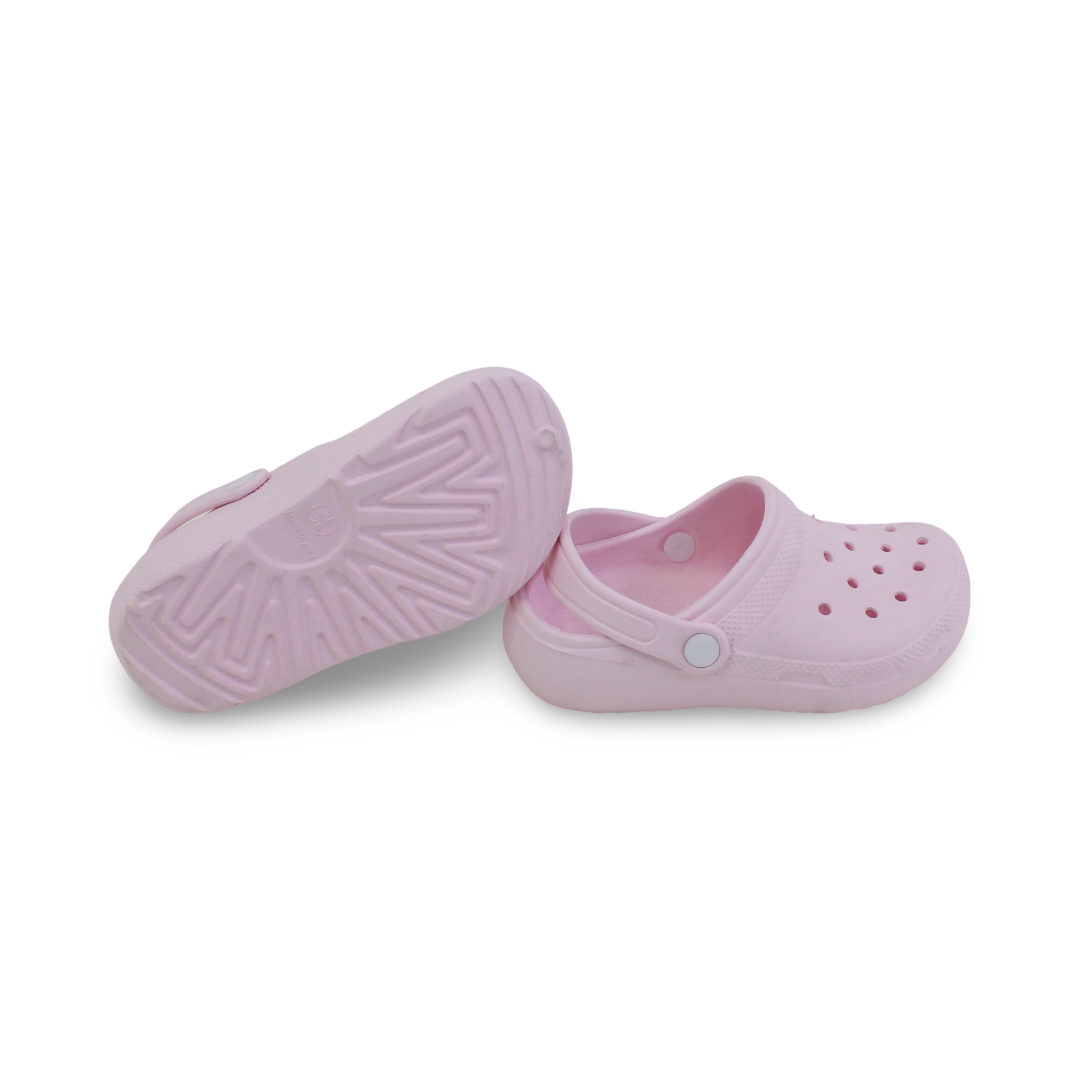 Girls Rubber Crocs – Pink