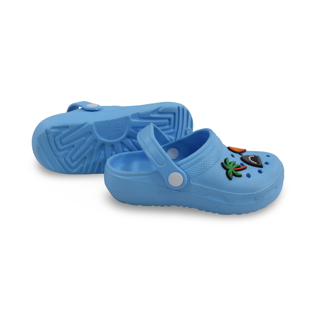 Unisex Rubber Crocs – Baby Blue