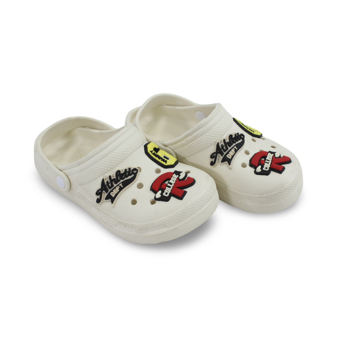 Boys Rubber Crocs – Off-White - Clothing - Egypt Gulf
