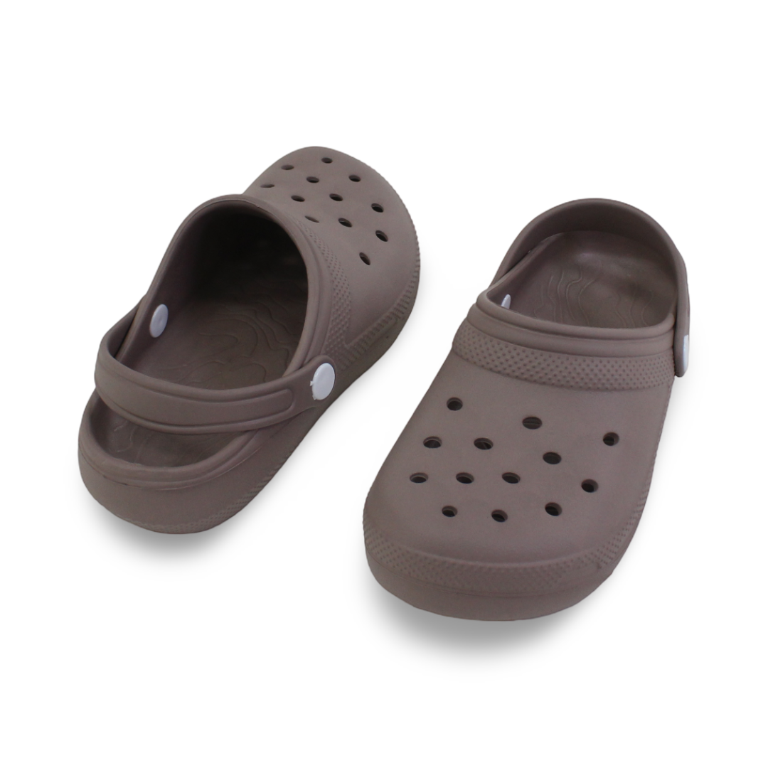 Unisex Rubber Crocs – Beige