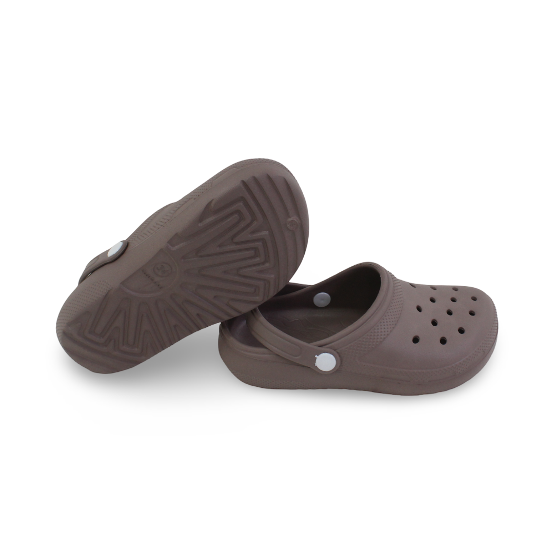Unisex Rubber Crocs – Beige