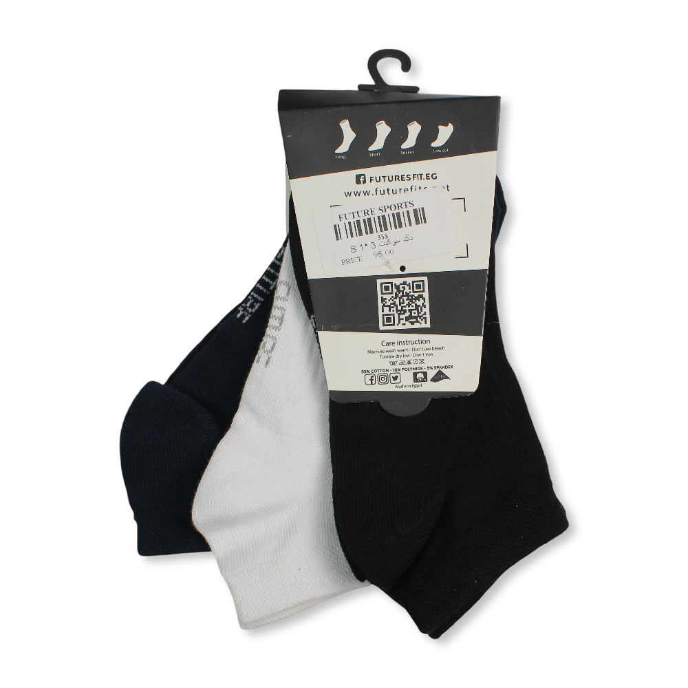 Unisex Cotton Low-Cut Socks - Clothing - Solo Tex