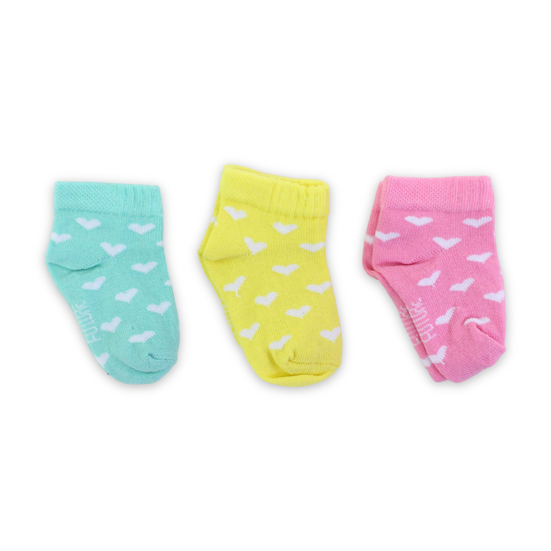 Future Fit Baby Girls Cotton Socks – Pack Of 3