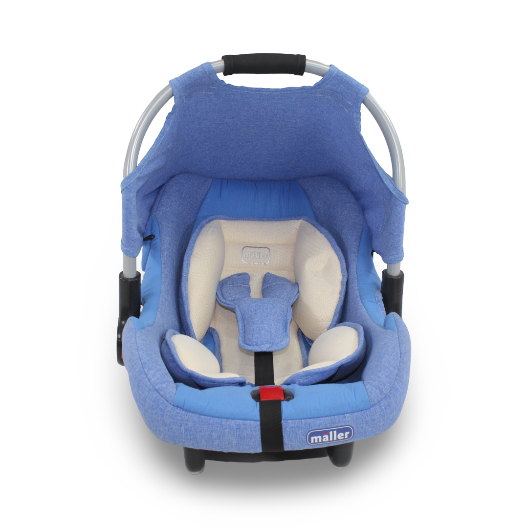 Maller Baby Car Seat – Blue & White
