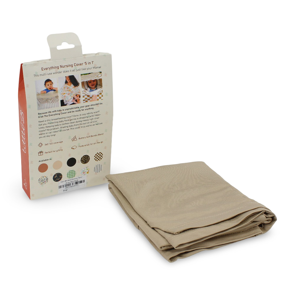 Little B 5-in-1 Everything Breastfeeding Cover - Beige