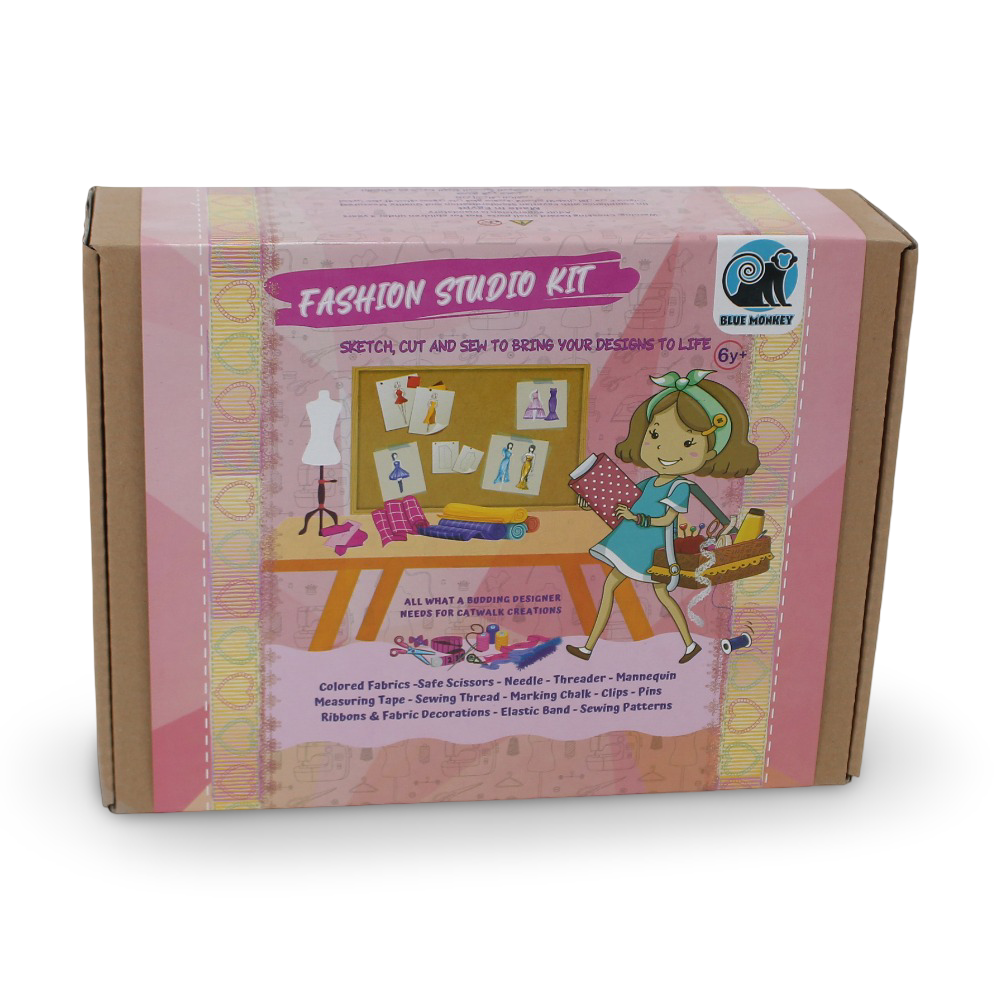 Fashion Studio Kit – Creative Design and Sewing Set for Kids - Toys - Tinkers