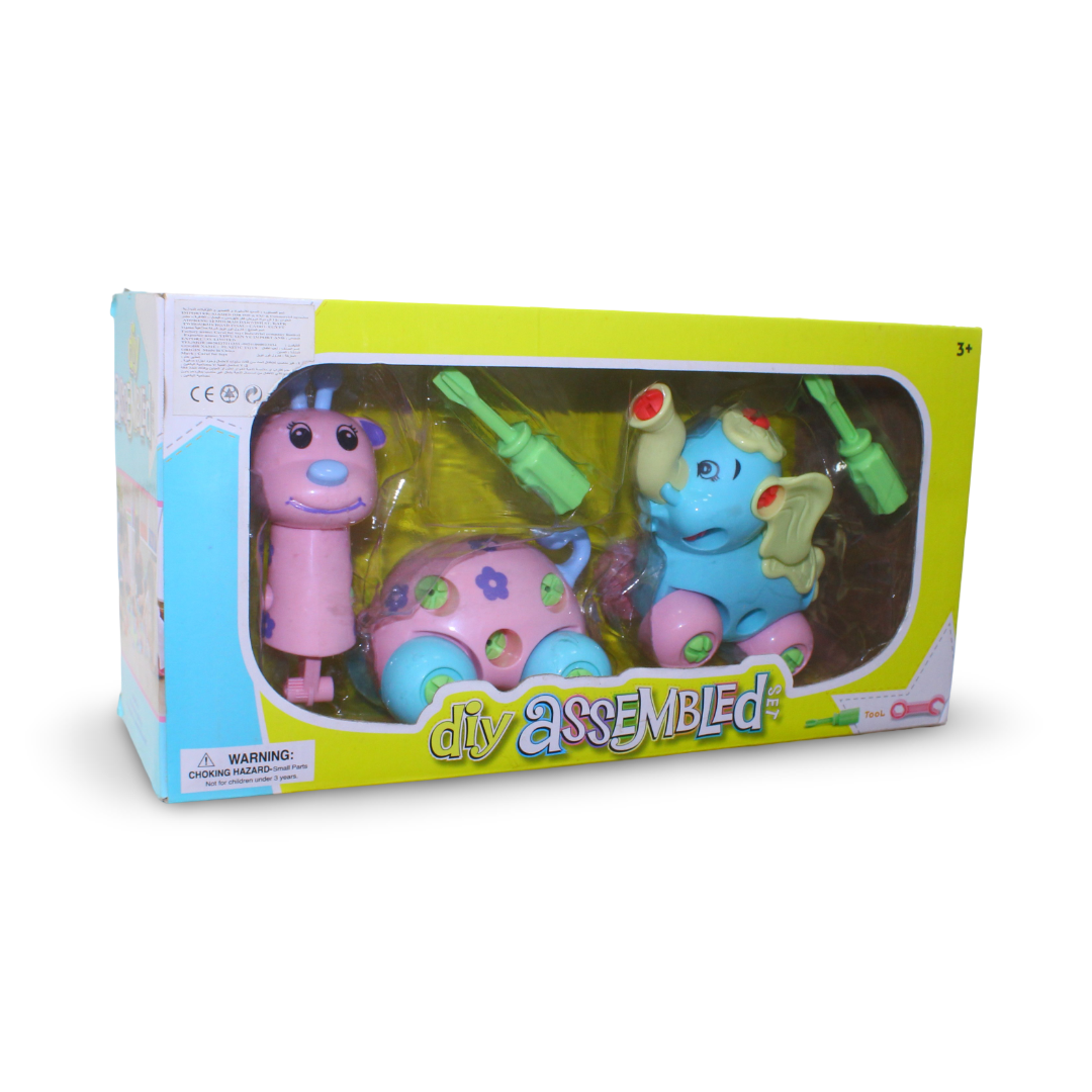 DIY Assembled Take-Apart Animal Toy Set – Elephant