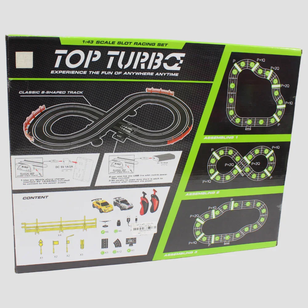 Autotrack-Turbo: Eight – 280 cm Racing Playset