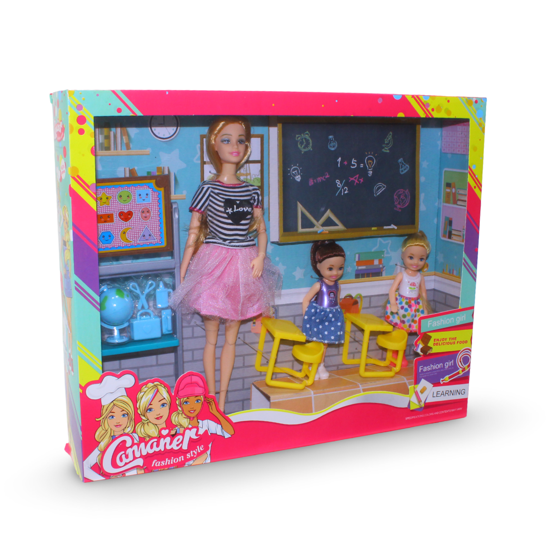 Comaner "Fashion Girl" Classroom Playset