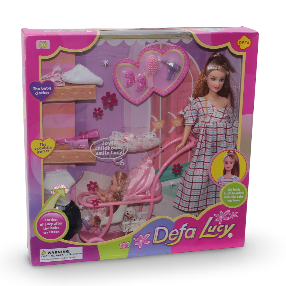 Defa Lucy Pregnant Doll Playset - Toys