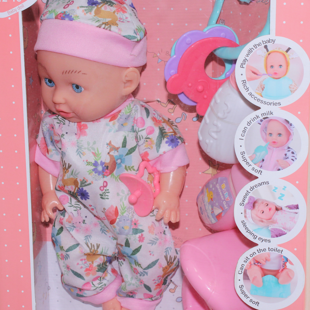 Baby Sweet Love Doll with Bed and Accessories