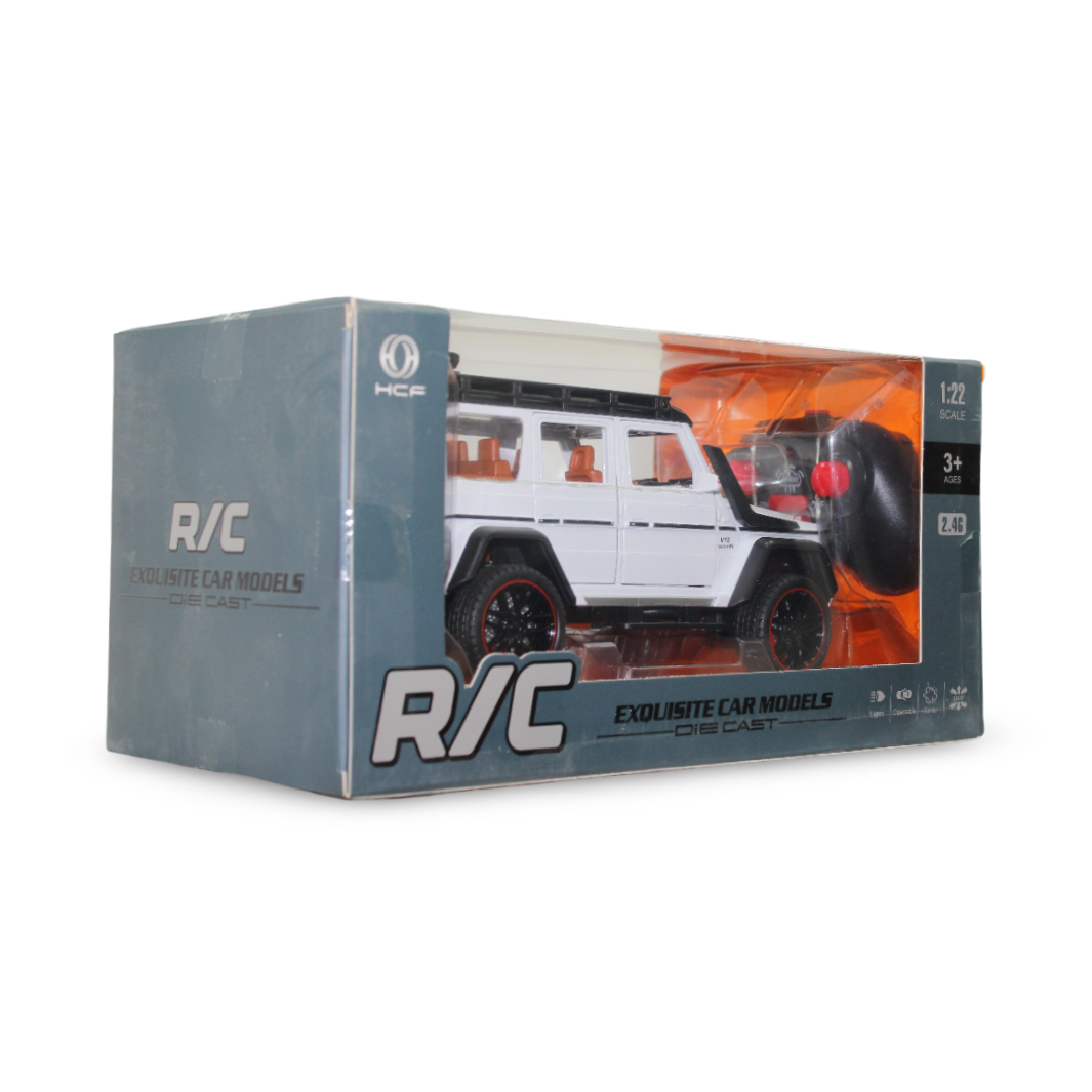 HCF 1:22 Scale Remote Control Mercedes-Benz G-Class Car – White