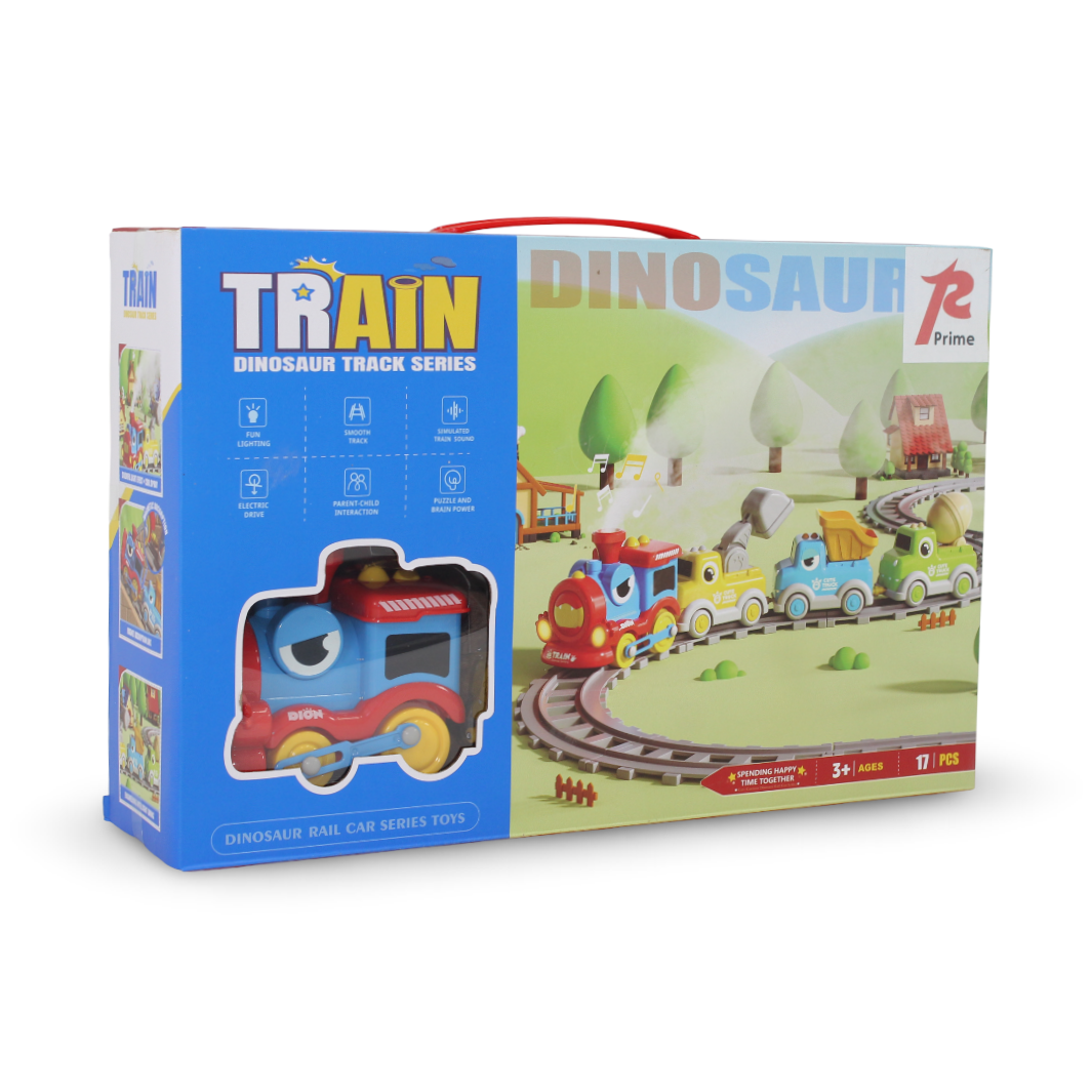 Dinosaur Track Series Electric Toy Train Set