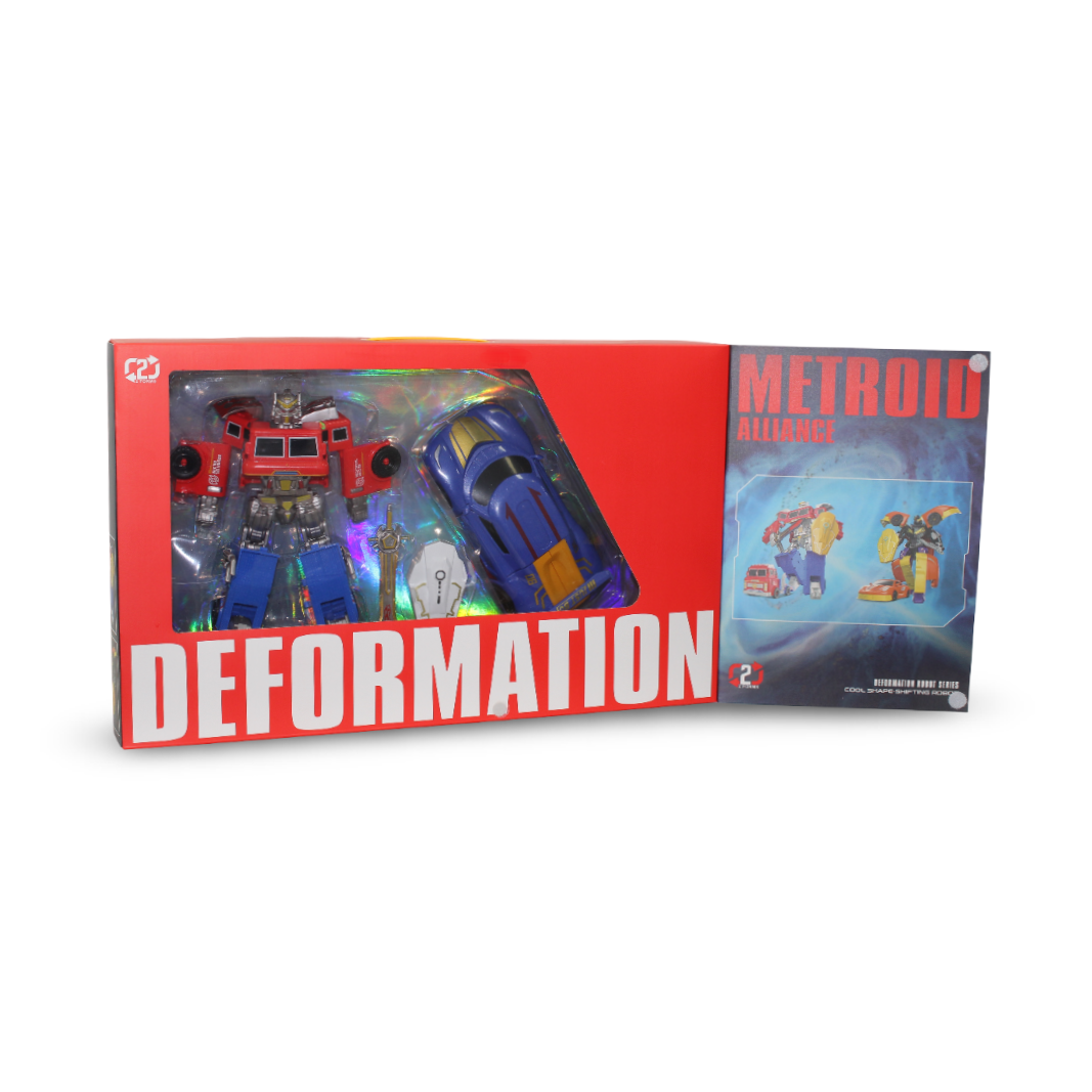 Deformation 2-in-1 Transforming Robot Toy Set