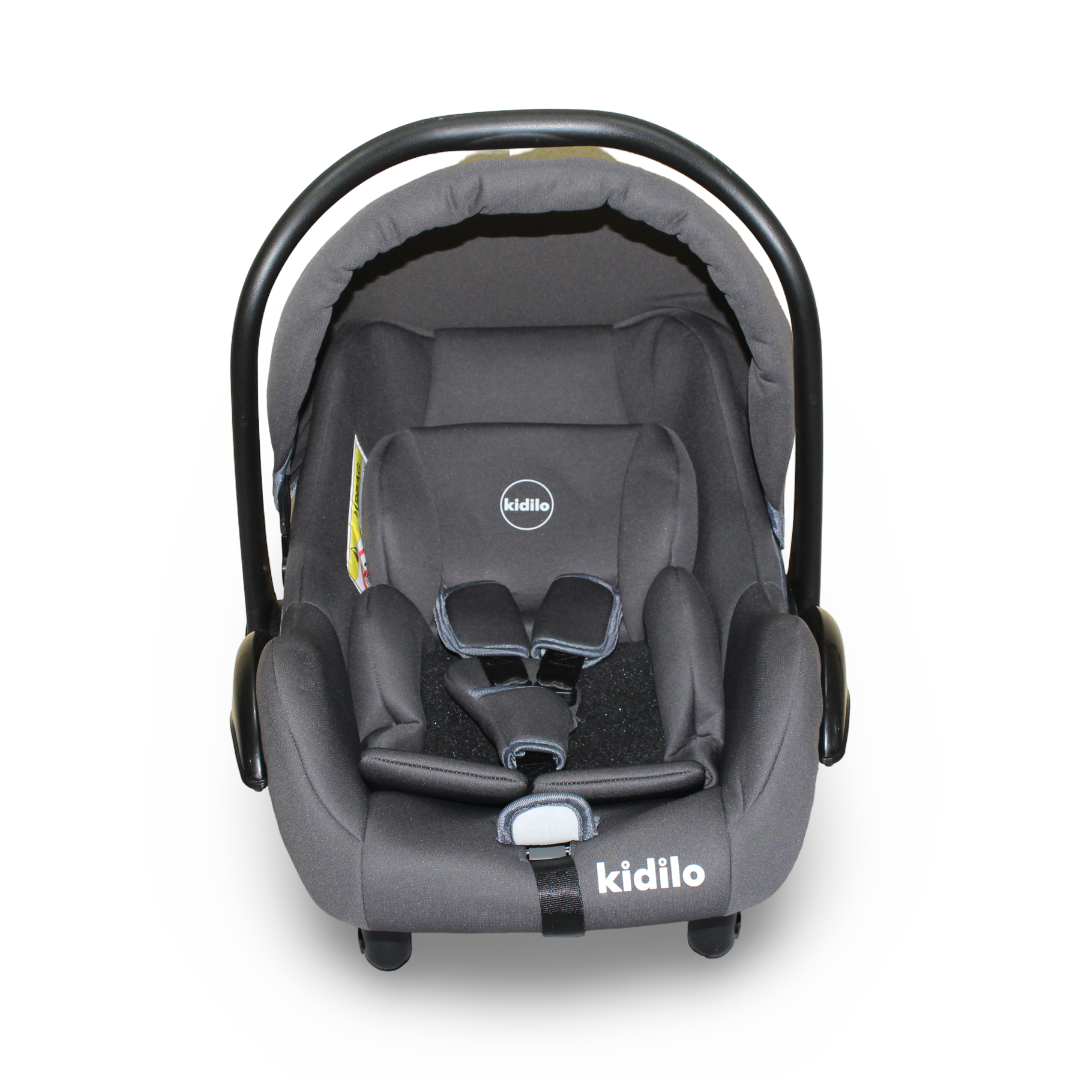 Kidilo 3-in-1 Baby Carry Cot, Car Seat, and Rocker – Dark Grey G303