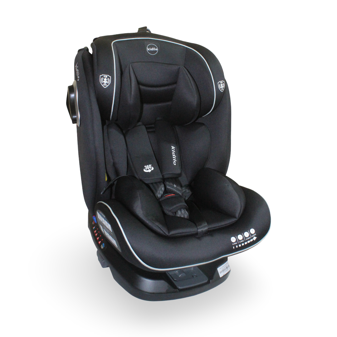Kidilo 360° Infanty Safety Seat Rotating Car Seat KBH311 – Black - Baby Essentials