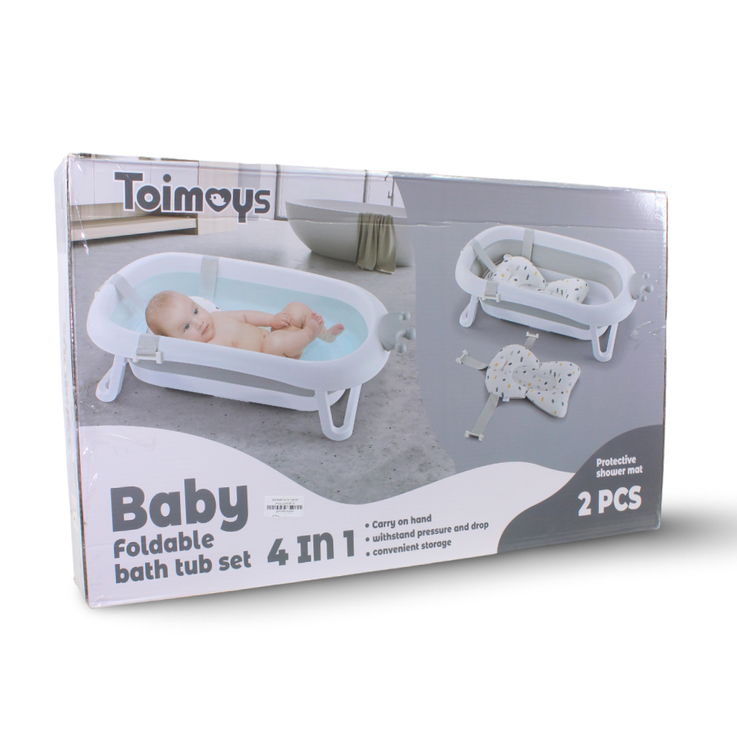 Toimoys Baby Bath Tub Set – Grey