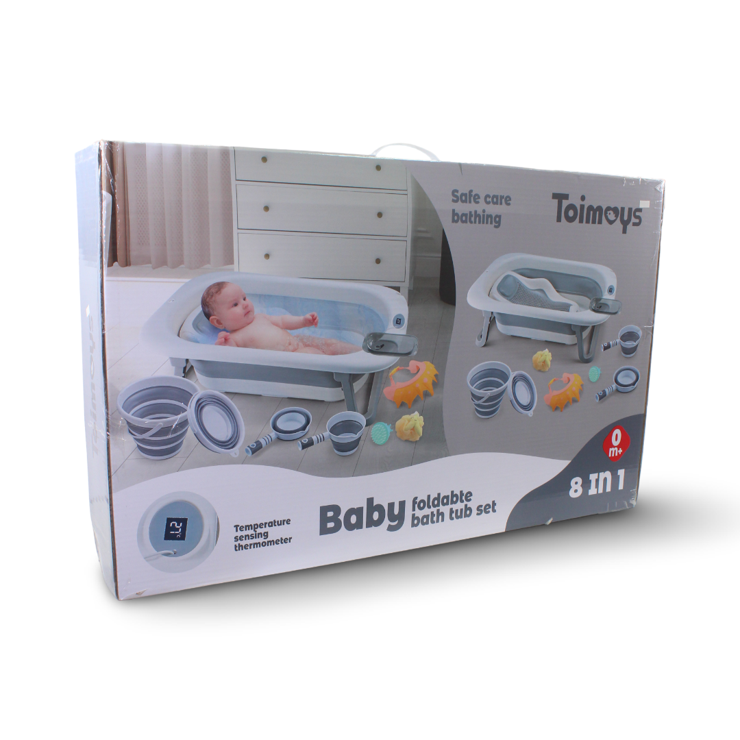 Toimoys 4 in 1 Bathtub Set – Grey
