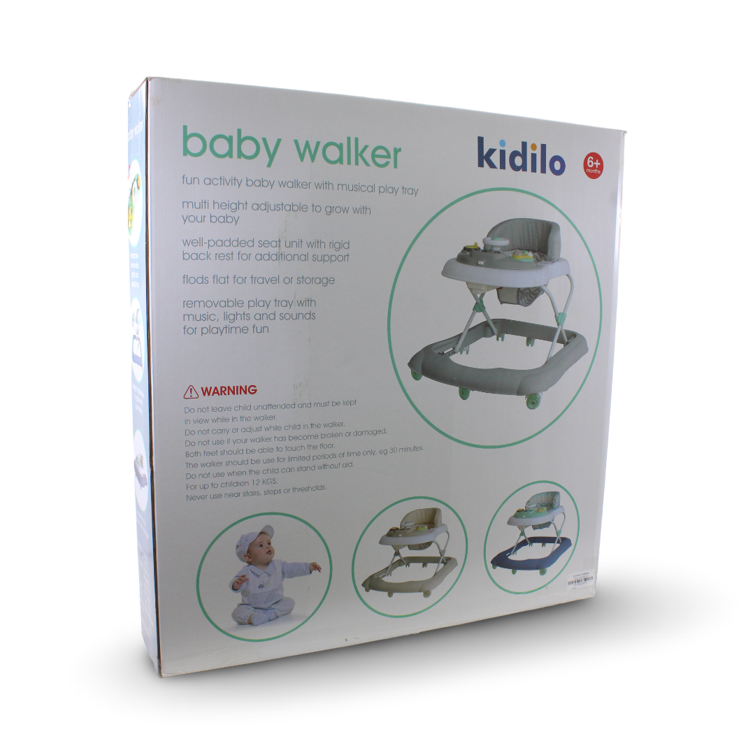 Kidilo Baby Walker – Grey