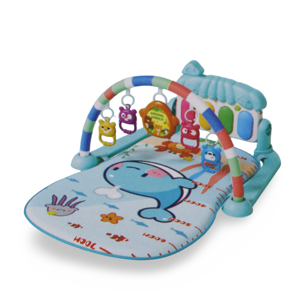 Baby Fitness Piano Activity Play Gym and Mat Set