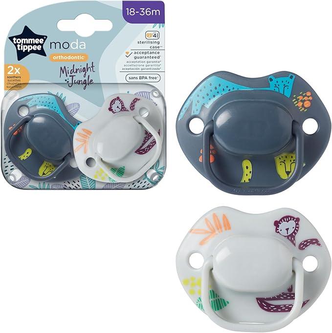 Pack of 2 - Tommee Tippee MODA Soother, 18-36 Months