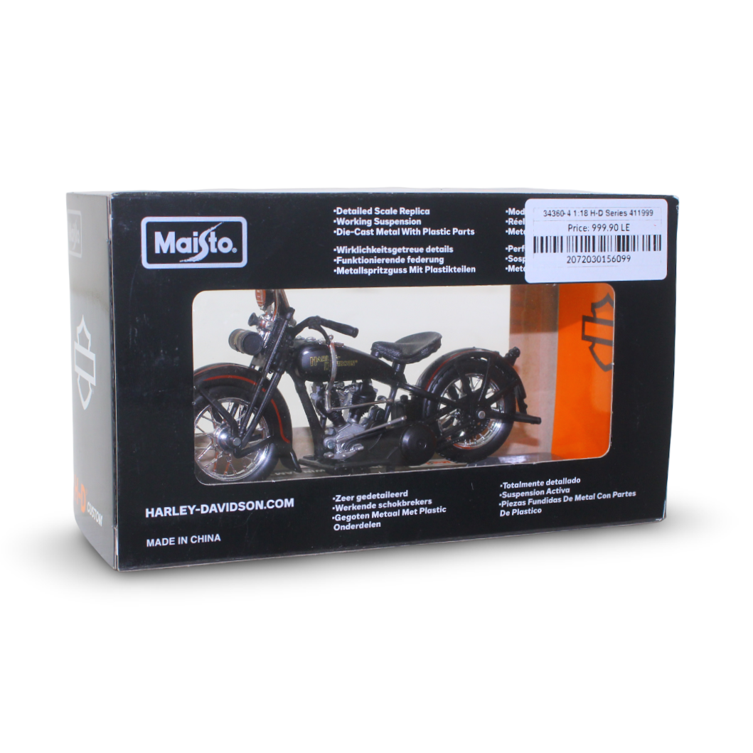 Maisto 1:18 Scale Harley-Davidson H-D Custom Series 411928 JDH Twin Cam Motorcycle