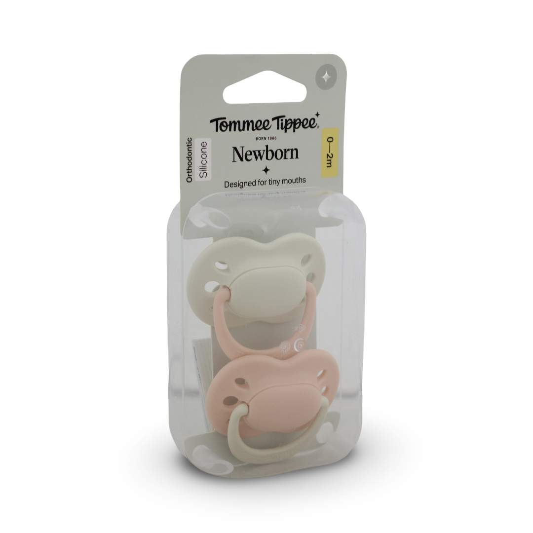 Tommee Tippee Newborn Silicone Pacifier 0-2m – Pink - Baby Essentials