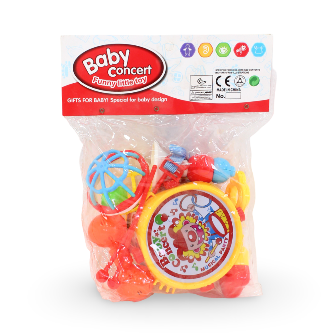 Baby Concert Musical Toy Set with Teether - Baby Essentials - Bright Future