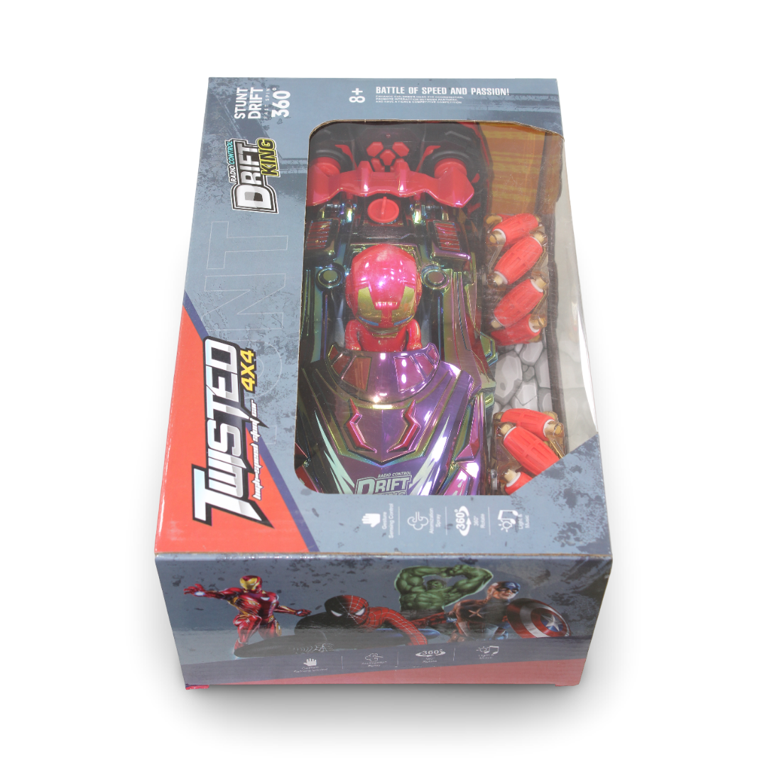 Iron Man Twisted 4X4 Stunt Drift 360° RC Car