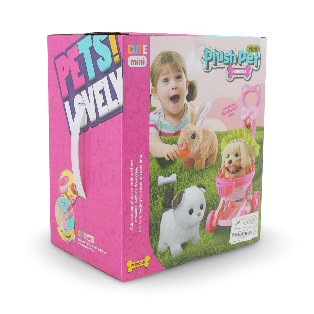 Jolier Mini Plush Pet Pethouse Companion Toy Set