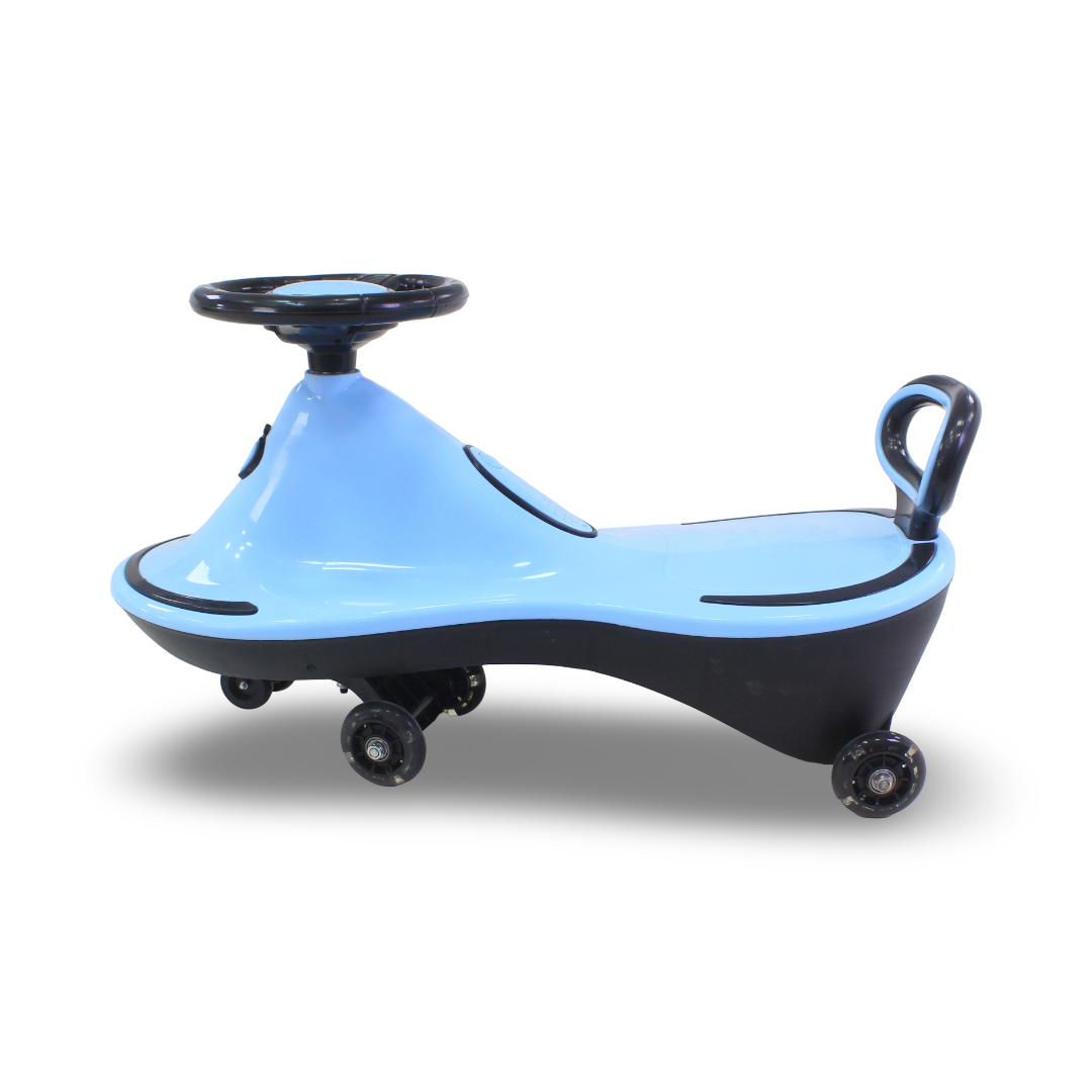 Kids' Swing Car Ride-On Toy – Baby Blue