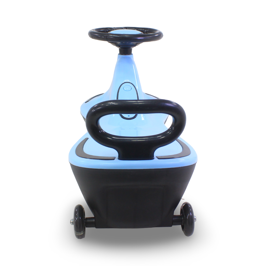 Kids' Swing Car Ride-On Toy – Baby Blue