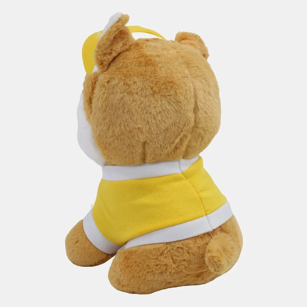 Corgi Plush Toy – 22cm - Yellow Outfit