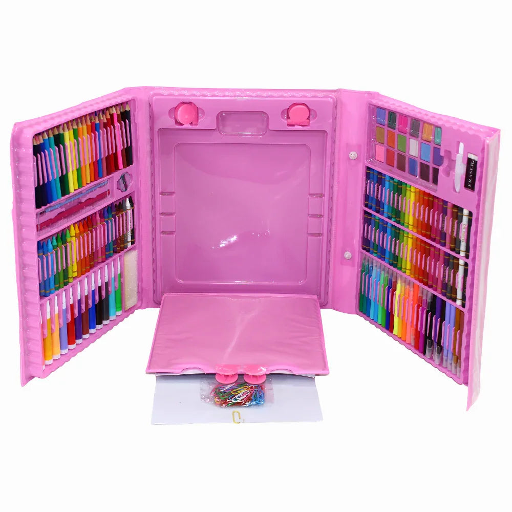 Super Mega Art Set - 208 Pieces (Pink)