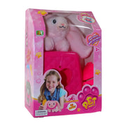 Stuffed Rabbit with Handbag – Pink