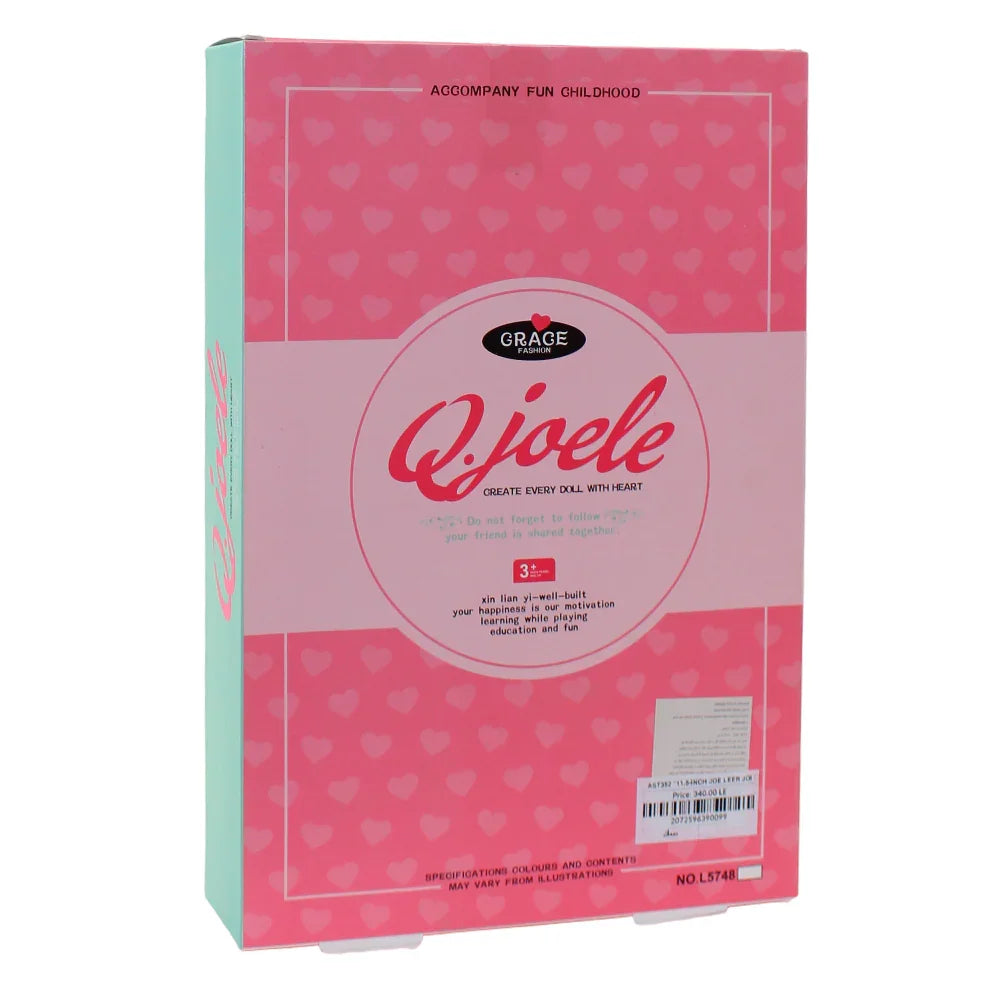 Q.Joele Ski Suit 11.5-Inch Jointed Doll – Pink