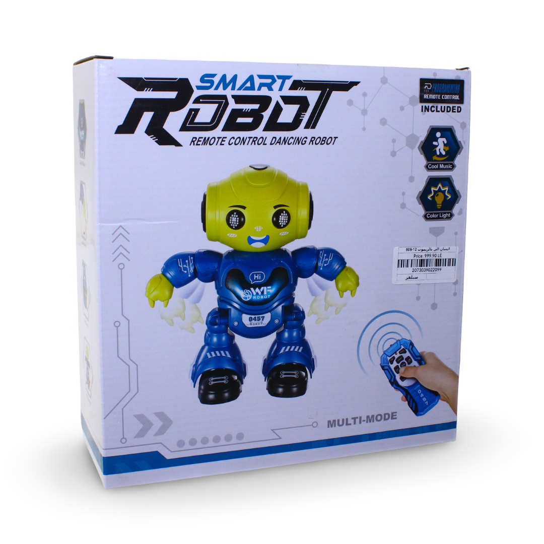 Smart Robot RC Dancing Toy – Blue & Silver
