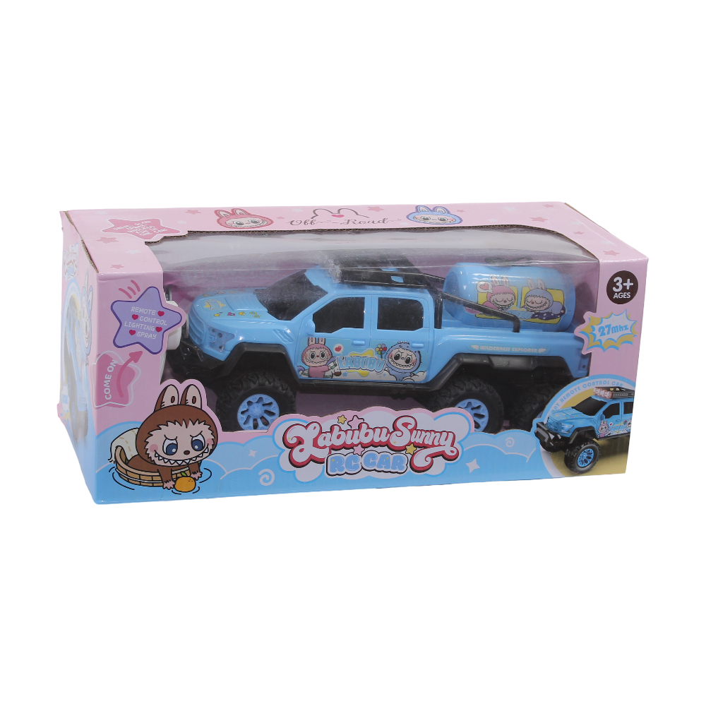 Labubu Sunny Remote-Controlled Monster Truck Toy - Baby Blue - Toys - OKO