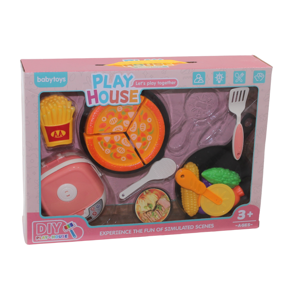 Play House Toy Kitchen Playset - Salmon - Toys - OKO