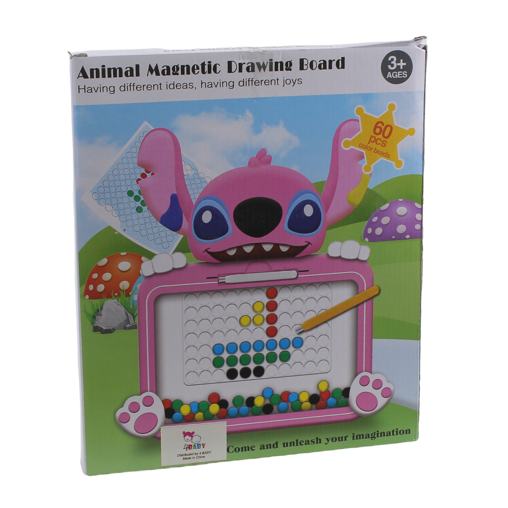 Stitch Magnetic Board Toy 60 Pcs - Blue