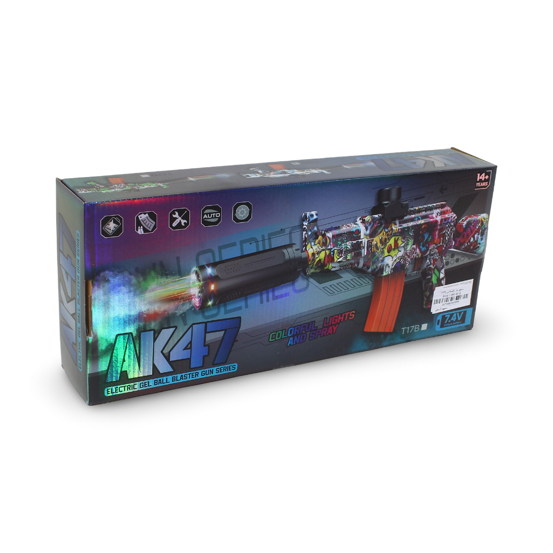 AK-47 Automatic Electric Gel Ball Balster Toy Gun