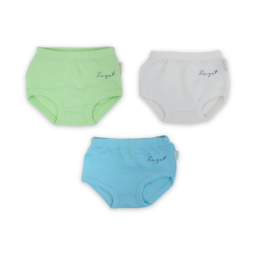 Baby Girls Cotton Pantie – Pack Of 3 - Clothing - Star Dream