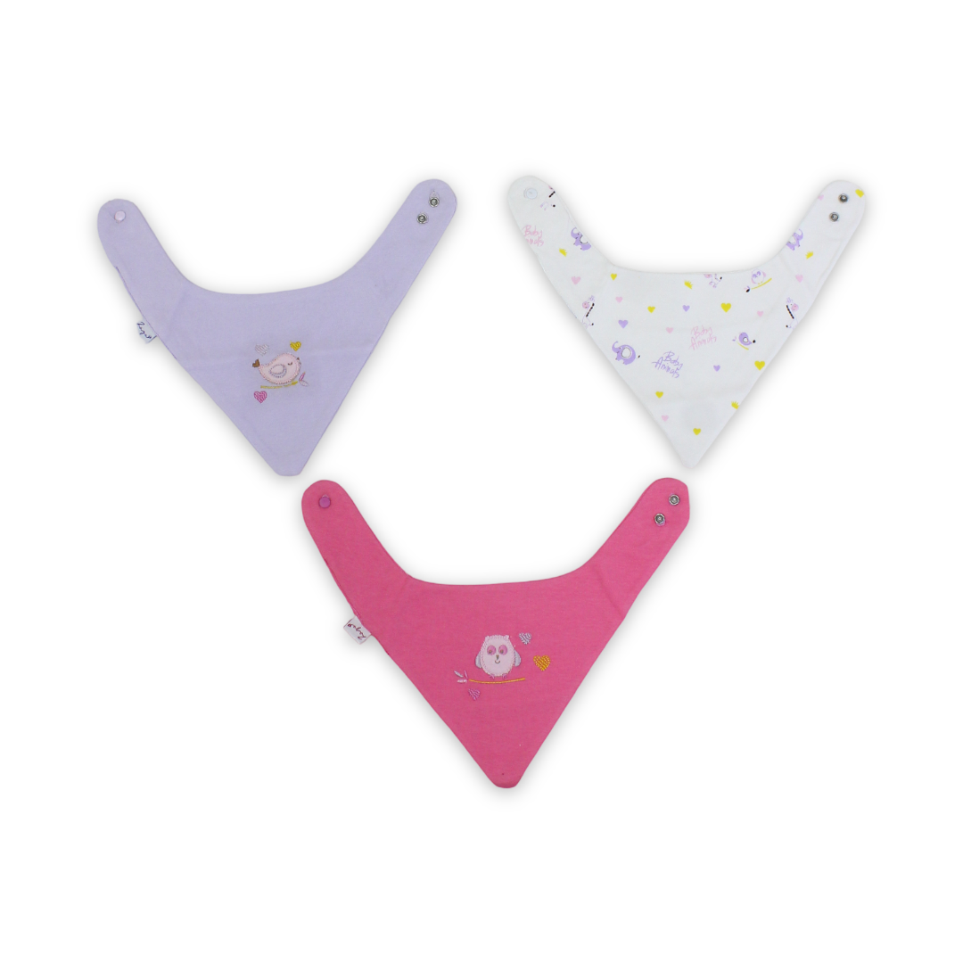 Cotton Baby Bib – Pack Of 3