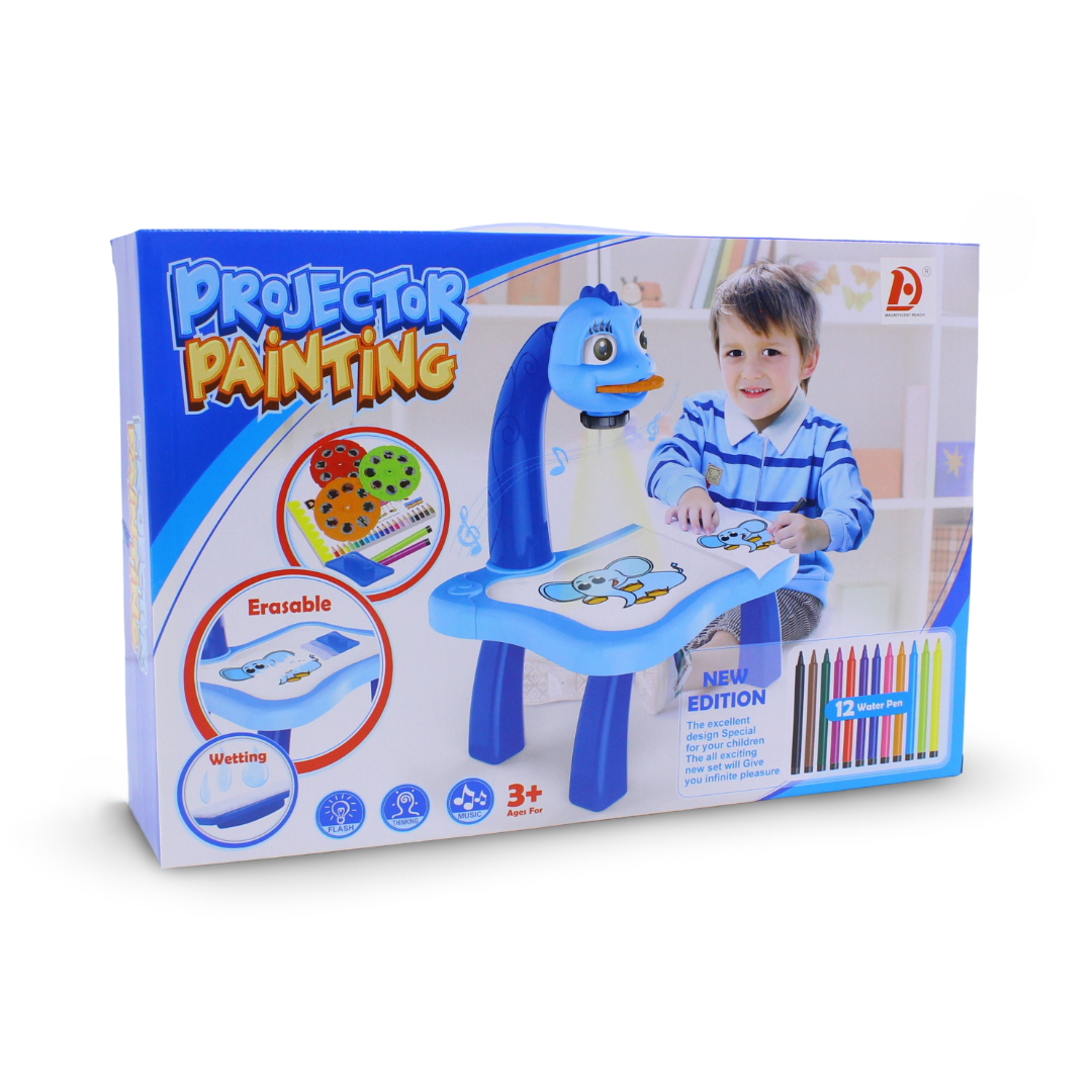 Projector Painting Educational Learning Drawing Art Toy Kit Desk