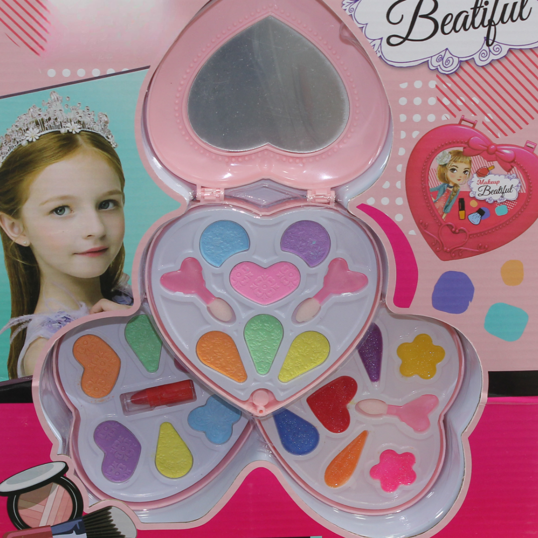 Makeup Girl Toy Set Heart Shape