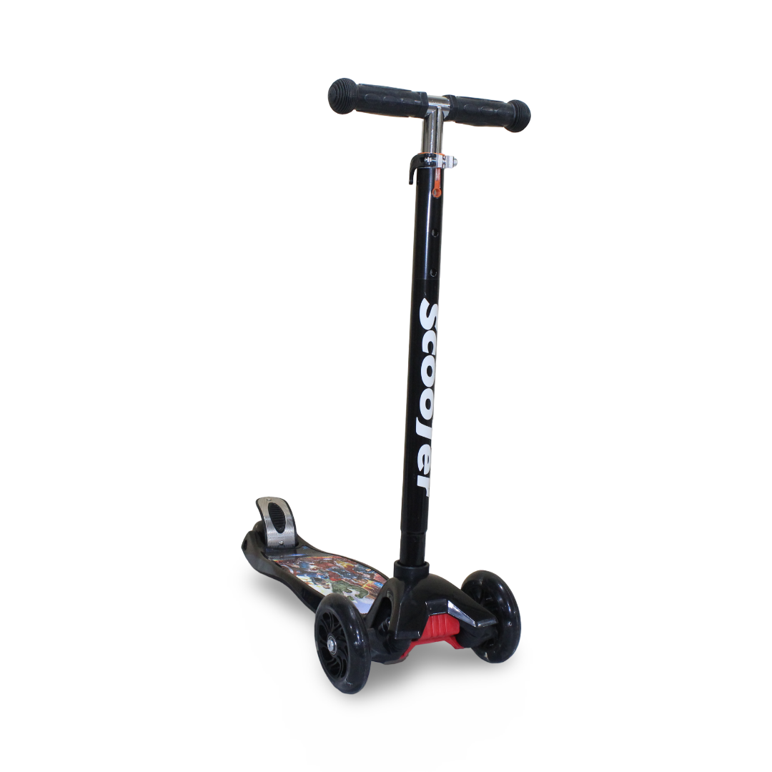 Avengers 3-Wheel Kick Scooter – Black - Toys - OKO