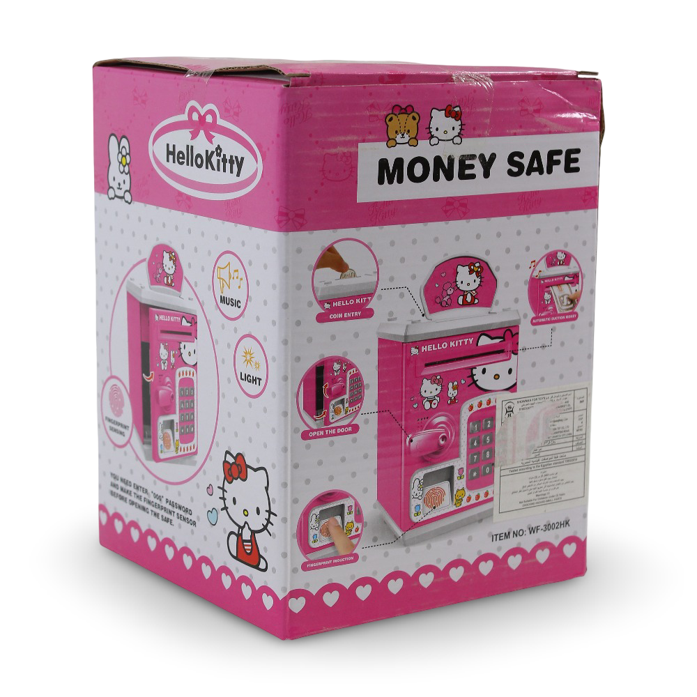 Hello Kitty Electronic Money Bank Safe with Fingerprint