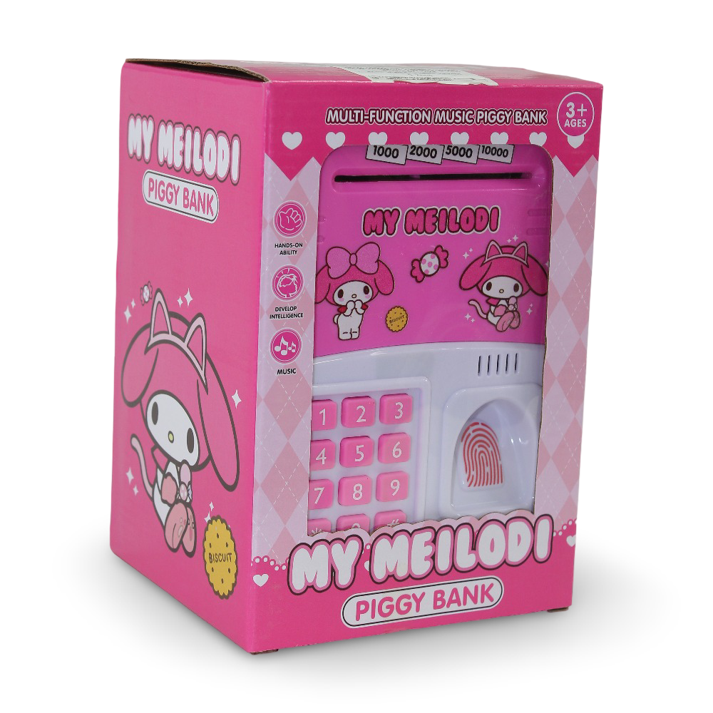 My Melody Electronic Money Bank Safe with Fingerprint - Toys - OKO