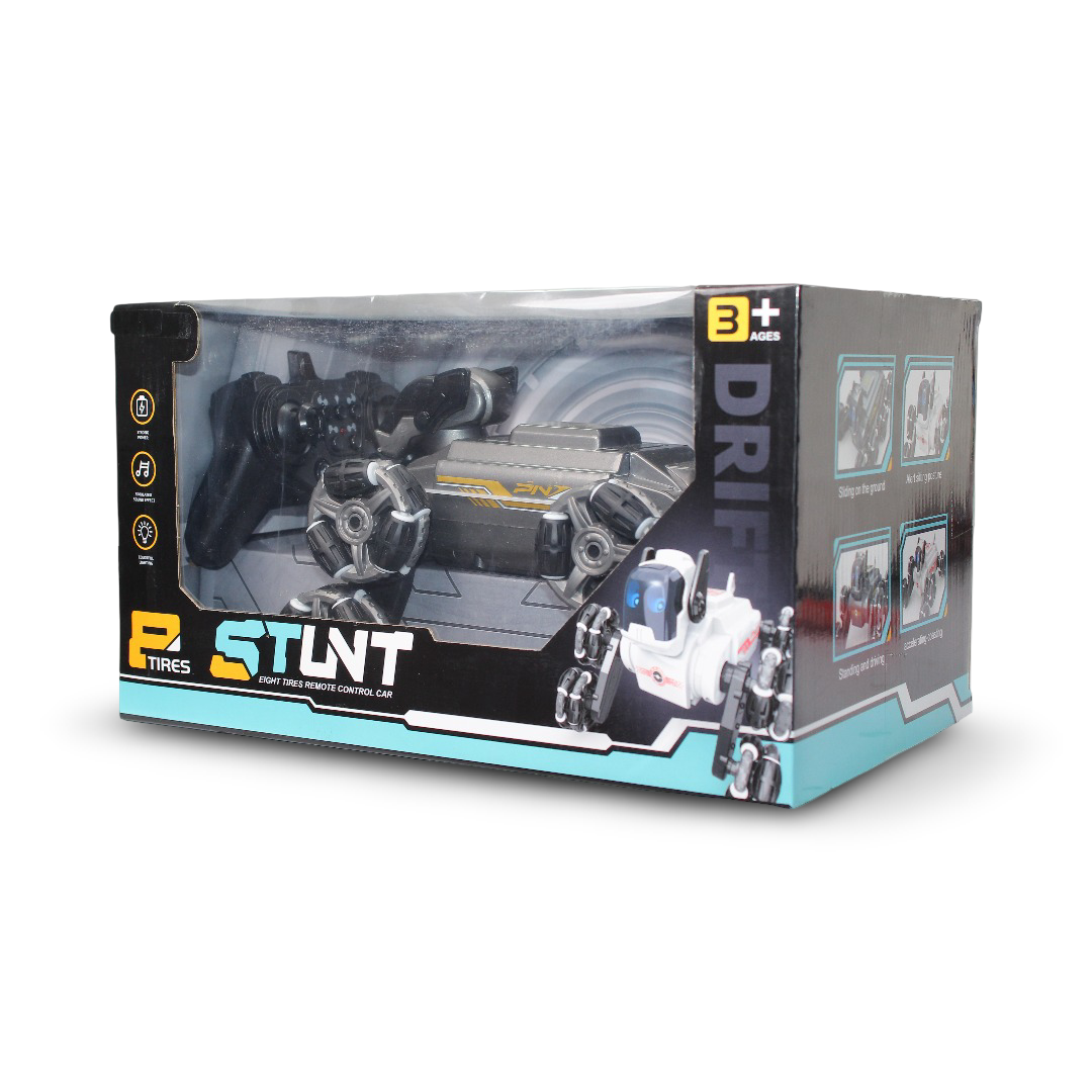 Tires Remote Control Stunt Car (Robot Dog) – Grey - Toys - OKO